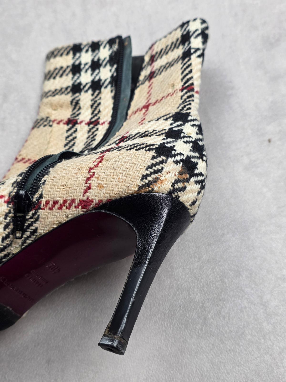 Bottines en tweed Burberry vintage 40.5