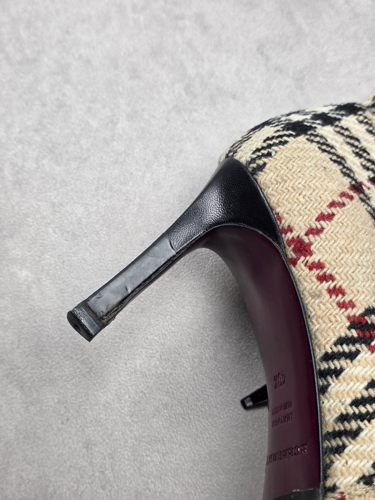 Bottines en tweed Burberry vintage 40.5