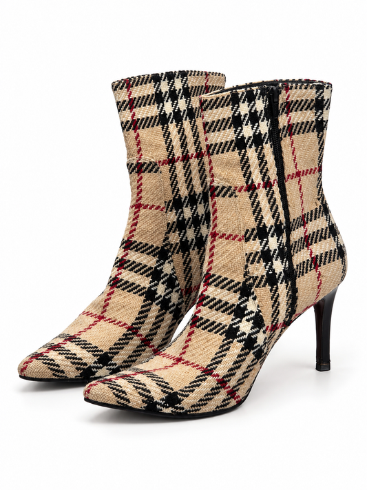 Bottines en tweed Burberry vintage 40.5